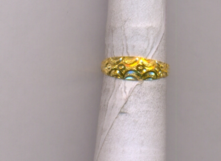GOLD RING LADIES PLAIN FANCY
