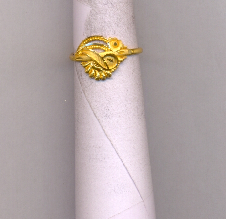 GOLD RING LADIES PLAIN FANCY