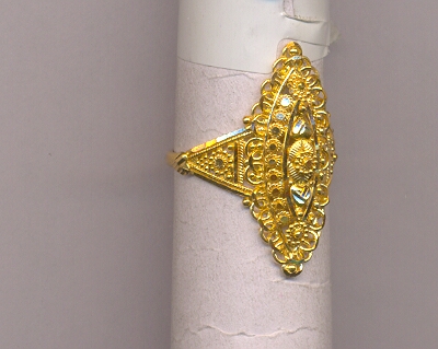 GOLD RING LADIES PLAIN FANCY