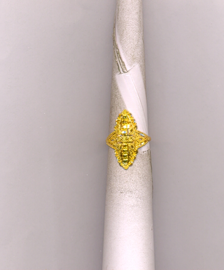 GOLD RING LADIES PLAIN FANCY
