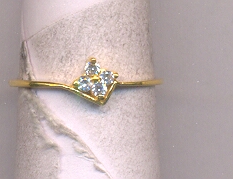 GOLD RING LADIES PLAIN FANCY