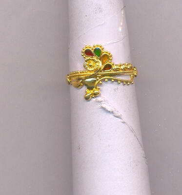 GOLD RING LADIES PLAIN FANCY