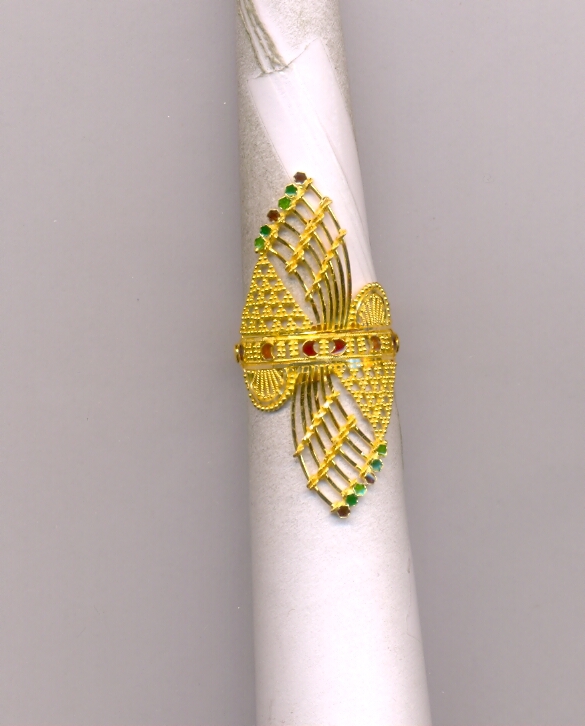 GOLD RING LADIES PLAIN FANCY