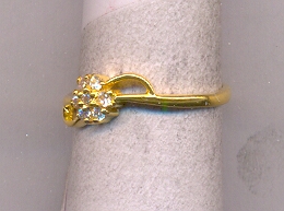 GOLD RING LADIES PLAIN FANCY