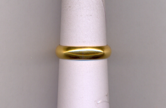 GOLD RING LADIES PLAIN FANCY