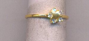GOLD RING LADIES PLAIN FANCY