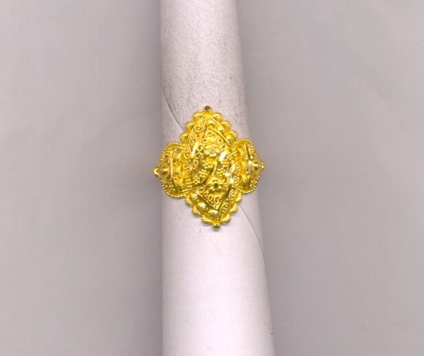 GOLD RING LADIES PLAIN FANCY