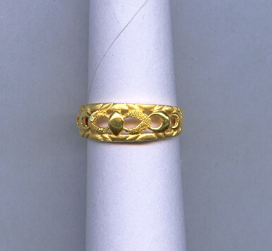 GOLD RING LADIES PLAIN GENERAL
