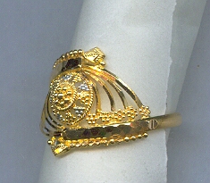 GOLD RING LADIES PLAIN GENERAL