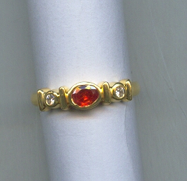 GOLD RING LADIES PLAIN GENERAL