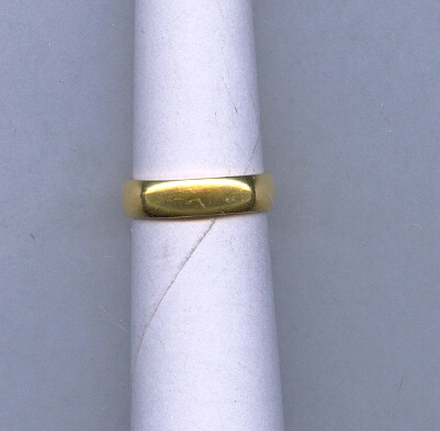GOLD RING LADIES PLAIN GENERAL