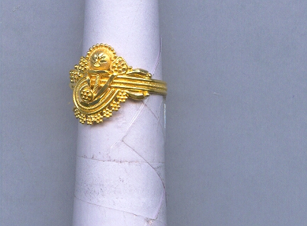 GOLD RING LADIES PLAIN GENERAL