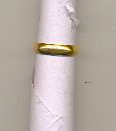 GOLD RING LADIES PLAIN GENERAL