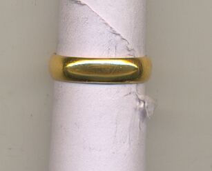 GOLD RING LADIES PLAIN GENERAL