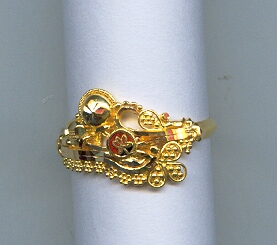 GOLD RING LADIES PLAIN GENERAL