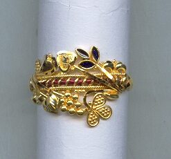 GOLD RING LADIES PLAIN GENERAL
