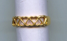 GOLD RING LADIES PLAIN GENERAL