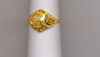 GOLD RING LADIES PLAIN GENERAL
