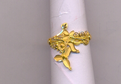 GOLD RING LADIES PLAIN GENERAL