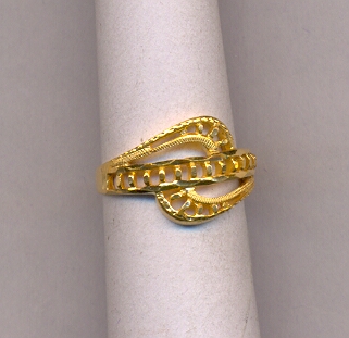 GOLD RING LADIES PLAIN GENERAL
