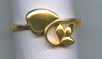 GOLD RING LADIES PLAIN GENERAL
