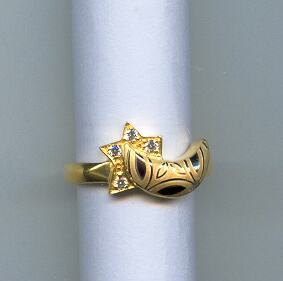 GOLD RING LADIES PLAIN GENERAL