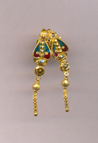 GOLD EARHANGINGS