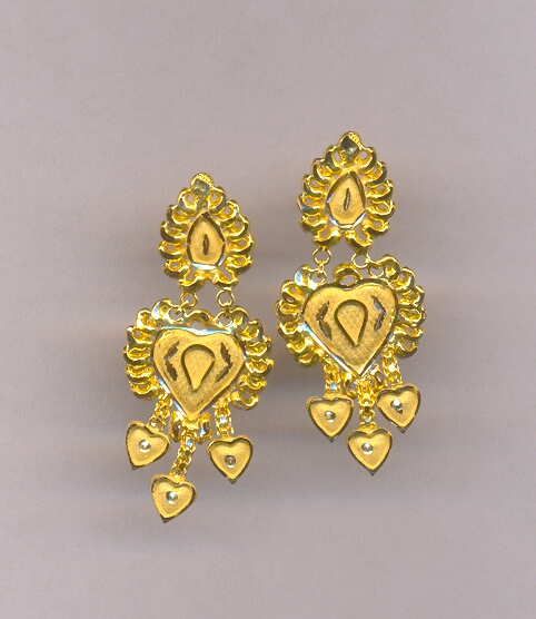GOLD EARHANGINGS