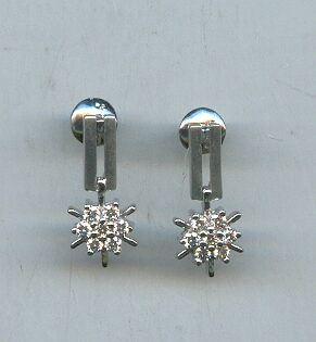 PLATINUM EARHANGINGS