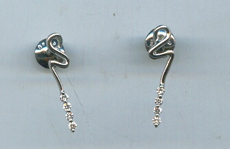 PLATINUM EARHANGINGS