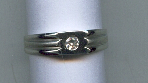 PLATINUM RING GENTS