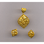 GOLD HALF SET PENDENT PLAIN