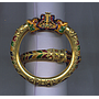 GOLD BANGLE ANTIQUE FANCY