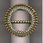 GOLD BANGLE KUNDAN FANCY