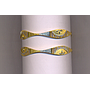 GOLD BANGLE MACHINE CUTTING FANCY