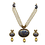 GOLD HALF SET ROUND ANTIQUE